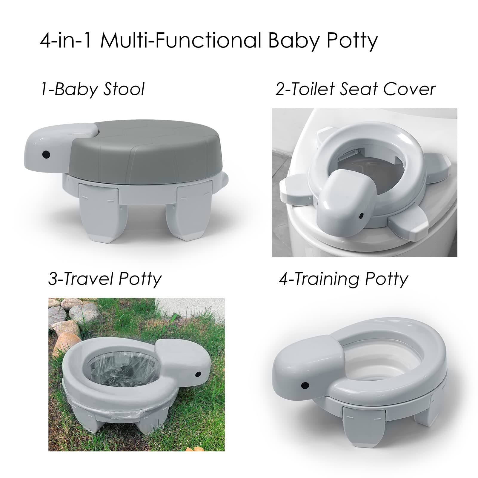 Children's Training Toilet Baby Urinal Portable Folding Travel Outing Baby Travel Potty